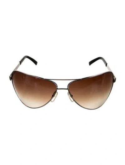 Pre-owned Maison Margiela Aviator Gradient Sunglasses In Multi