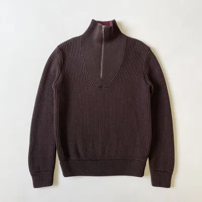 Pre-owned Maison Margiela A/w 07 Quarter Zip Drivers Sweater