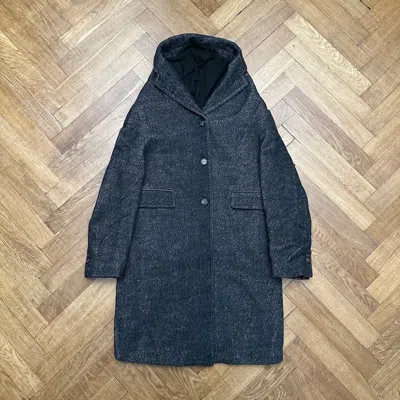 Pre-owned Maison Margiela Aw05 Hunchback Wool Coat In Grey