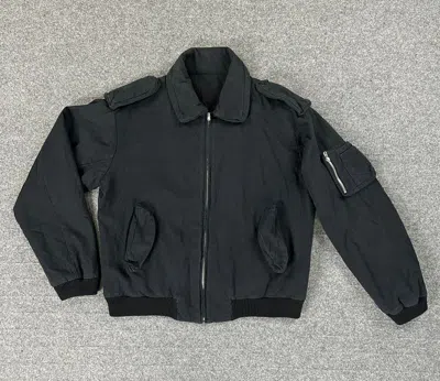 Pre-owned Maison Margiela Aw06 3-d Bomber Jacket  In Black