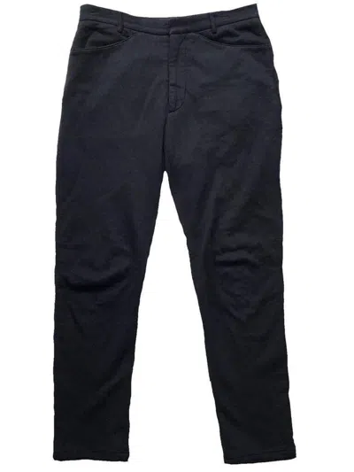 Pre-owned Maison Margiela Aw14 Mmm 10 Slim Jersey Dart Pants In Black