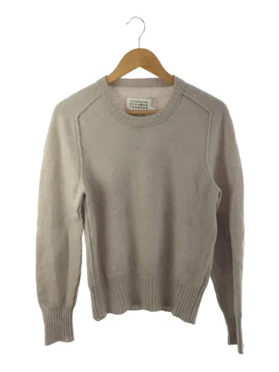 Pre-owned Maison Margiela Aw19 Inside Out Wool Knit Sweater In Grey