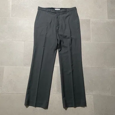 Pre-owned Maison Margiela Aw2005 Maison Martin Margiela Pleated Suit Trousers/pants In Dark Gray