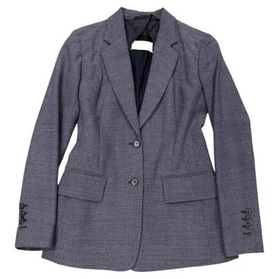 Pre-owned Maison Margiela A/w2007  Wool Pointed Wrinkled Shoulder Blazer In Gray