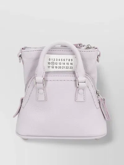 Maison Margiela Baby Leather Crossbody Bag With Adjustable Strap
