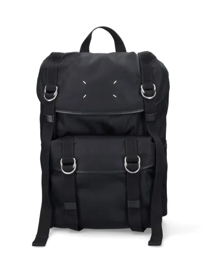 Maison Margiela Backpack "four Stitches" In Black