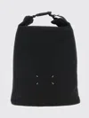 Maison Margiela Versatile Roll-top Backpack Adjustable Strap In Black