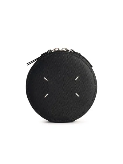 Maison Margiela Bag Mini Circle Micro Shoulder Bag In Black