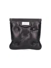 Maison Margiela Quilted Flat Pocket Shoulder Bag In Black