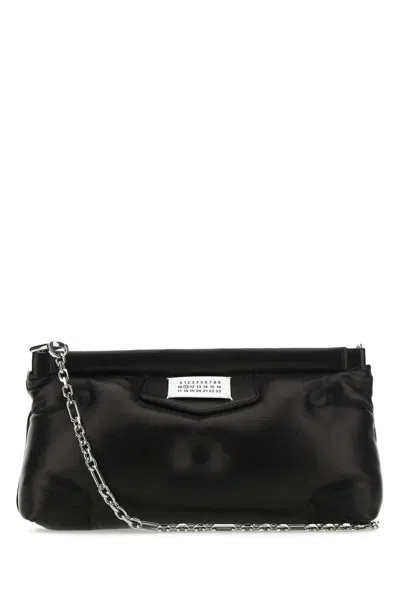 Maison Margiela Glam Slam Quilted Leather Bag In Black