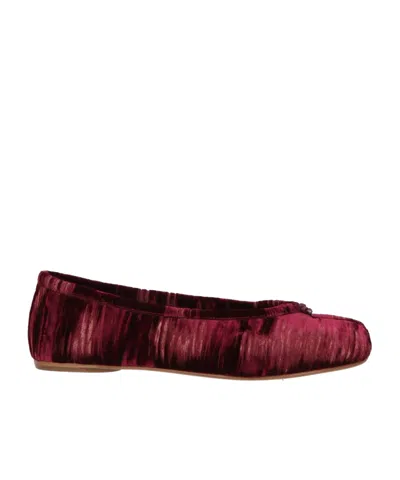 Maison Margiela Ballet Flats In Brown