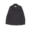 MAISON MARGIELA BARATHEA STRIPED TAILORED BLAZER