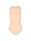 Maison Margiela Sleeveless Bodysuit In Pink