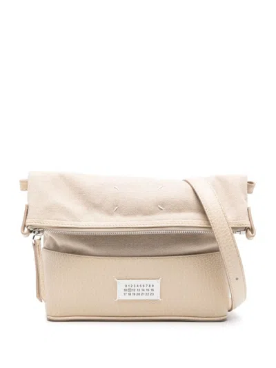 MAISON MARGIELA BEIGE 5AC SMALL CROSSBODY BAG