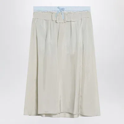 MAISON MARGIELA BEIGE ALOE ANONYMITY OF THE LINING SKIRT