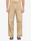 Maison Margiela Cargo Style Trousers Featuring Multiple Pockets In Gold