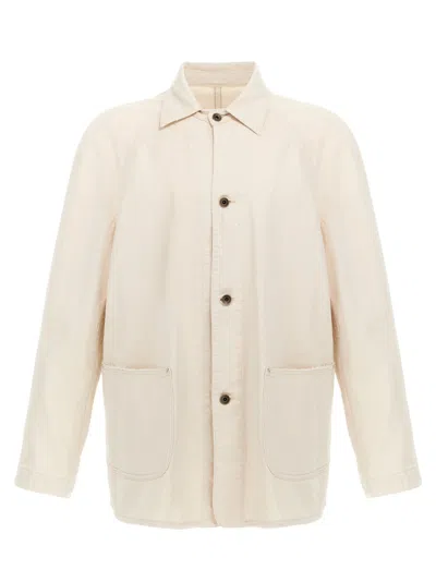 MAISON MARGIELA BEIGE DENIM SHIRT