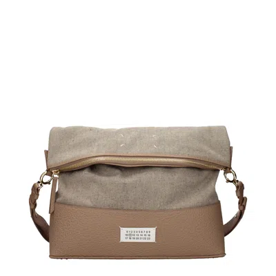Maison Margiela Beige Fabric Shoulder Bag