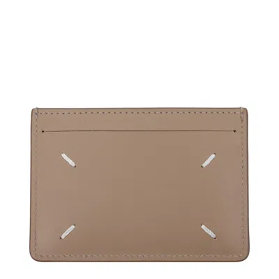 Maison Margiela Beige Leather Cardholder