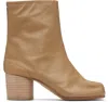 Maison Margiela Beige Tabi Ankle Boots