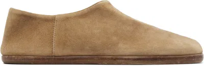 Maison Margiela Beige Tabi Babouche Loafers In Brown