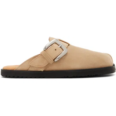 Maison Margiela Beige Tabi Daily Mule Loafers In T2039 Pale Kaki
