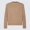 Maison Margiela Beige Wool Crewneck In Beige