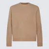 Maison Margiela Beige Wool Crewneck In Beige