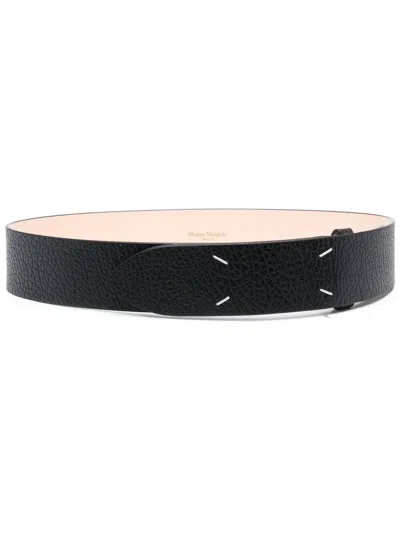 Maison Margiela Belt 45 Mm In Black