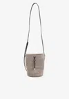 Maison Margiela Belt Drawstring Crossbody Bag In Brown