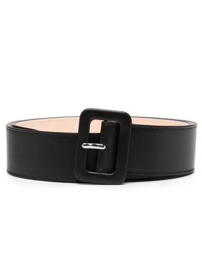 Maison Margiela Belt In Black Nappa Leather