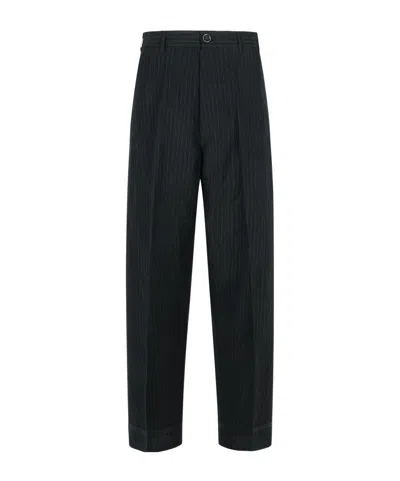 MAISON MARGIELA PINSTRIPE-PATTERN TROUSERS