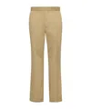 Maison Margiela Belt Loop Casual Pants In Nude