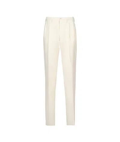 Maison Margiela Belt-loop Casual Pants In White