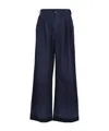 Maison Margiela Belt Loop Track Pants In Blue