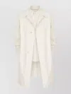 Maison Margiela Belted Layered Design Trench Coat In White