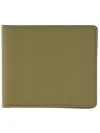 Maison Margiela Bi-fold Four Stitches Wallet In Green