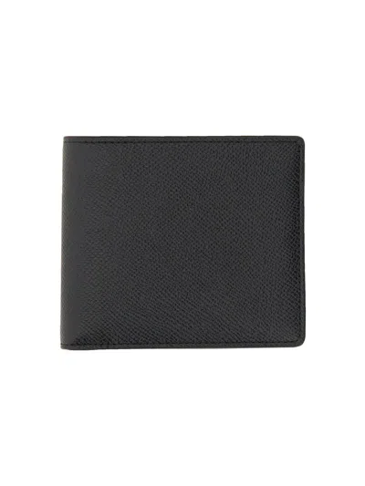 Maison Margiela Bi-fold Four Stitches Wallet In Black