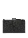 Maison Margiela Bi-fold Leather Wallet In Black