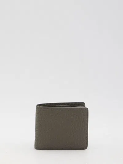 Maison Margiela Bi-fold Wallet In Grey