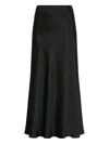 Maison Margiela Bias-cut Midi Skirt In Black