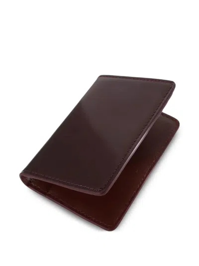 Maison Margiela Bifold Leather Cardholder In Brown
