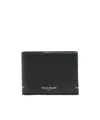 Maison Margiela Black Bi-fold Wallet With Logo Men In Black