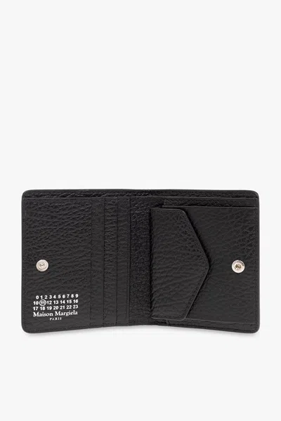 Maison Margiela Bifold Wallet With Logo In Black