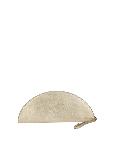 Maison Margiela Big Halfmoon Pouch In White