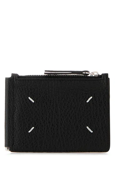 Maison Margiela Black Leather Wallet
