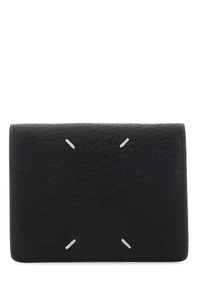MAISON MARGIELA MAISON MARGIELA BLACK LEATHER WALLET