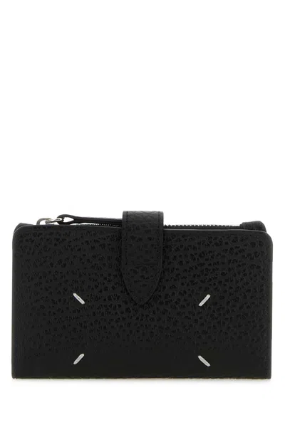 Maison Margiela Mini Leather Wallet 13.5cm X 8cm In Red