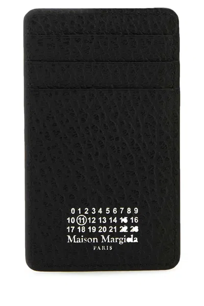 Maison Margiela Vertical Card Holder In Black