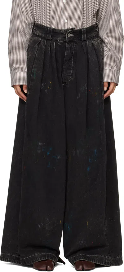 Maison Margiela Black 14 oz Origin Jeans In 900 Black
